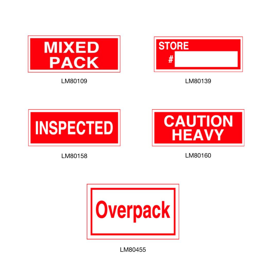 Shipping & Handling Labels